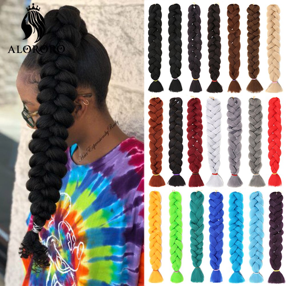 82 Inch 165g   Braiding Ӹ ռ ũ  ߰ Braids Pre Stretched Extensions Hair for Braids 47   